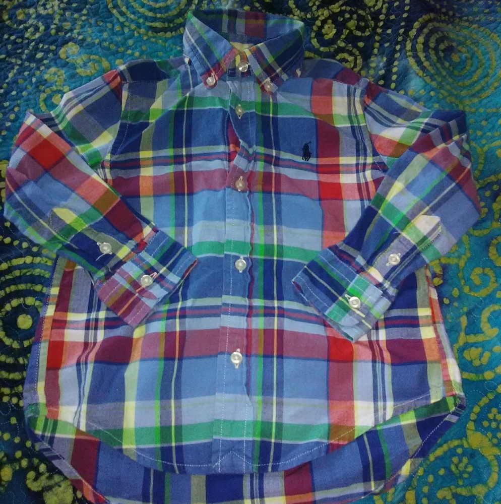 Toddler Boy's Ralph Lauren Flannel Shirt